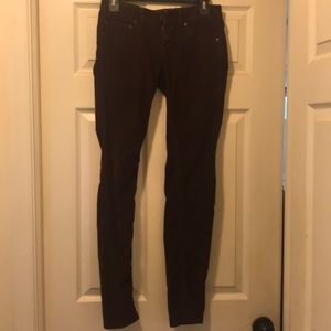 Free people maroon skinnies